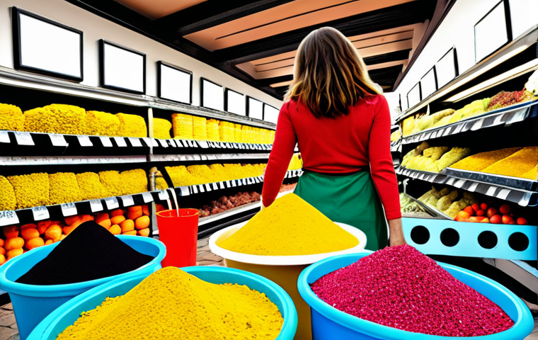 **Image Prompt:** A vibrant Italian marketplace scene. In the foreground, a person is overwhelmed by an abundance of options but struggling to find specific organic fertilizer. In the background, an AI assistant simplifies a complex search, highlighting the needed item. The image evokes frustration turning into relief, symbolizing efficient search and intelligent filtering.