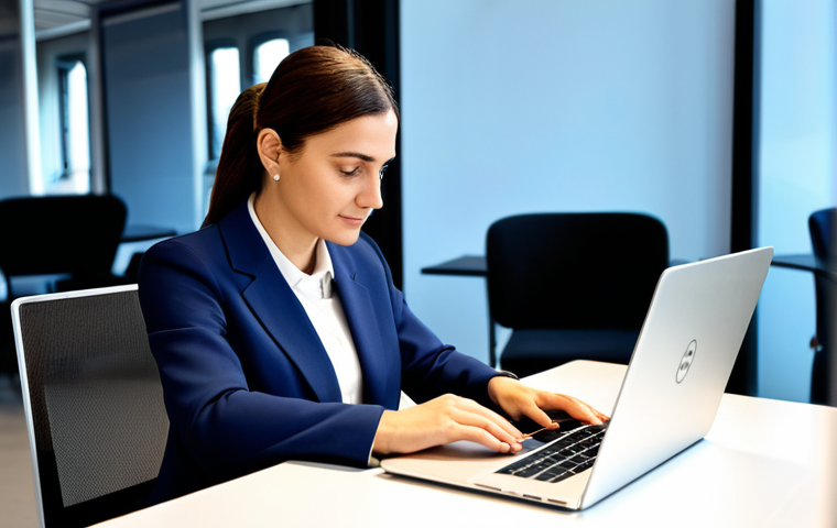 **

"A woman in professional business attire, fully clothed in a modest skirt suit, sitting at a laptop in a bright, modern co-working space in Milan, Italy, surrounded by other professionals. Safe for work, appropriate content, perfect anatomy, correct proportions, well-formed hands, professional, family-friendly."

**